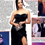 Sanjjanaa Instagram - @bangalore_times hosted the #timesfoodguide2019 @itcgardenia & it was too much fun to be there to be presenting The awards & catching up with friends , Also inset is the coverage in the news paper the following day , Photography - Team @crushclickerz @shivaprasad_photography Hair & make up by @chetz_mallya . Shoes by @stevemadden Clutch by @louisvuitton , Jewellery by @srikrishnadiamondsandjewellery ❤️ Dress by @love.and.lemonade ❤️ #Tollywood #TeluguCinema #Bahubali #TollywoodActress #Southindianactress #Sanjjanaa #Sanjana #Sanjjanaagalrani #Sanjanagalrani #bujjigadu #tamilwebseries #aivar #tamilcinema #debutantactress #amazonprimevideo #trending #swarnakhadgam #tamilfilmindustry #tamilactress #bollywoodactress #karnataka #illayathalapathy #sanjana. ITC GARDENIA, Bangalore