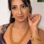 Sanjjanaa Instagram - Good soul🥰❤️❤️ Good hearted human being 😘🥰😘❤️❤️ @sanjjanaagalrani Jewelry @chamundeshwaricollections Makeover @apeksha.naik