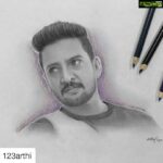Santhanam Instagram - Thank you really such a wonderful portrait @123arthi 😊