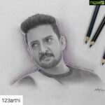 Santhanam Instagram – Thank you really such a wonderful portrait @123arthi 😊