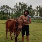 Santhosh Prathap Instagram - I’m happy out here. Messy hair, dirty feet, wild water on my skin. Out here with the wild things; this is where I belong and into the field I go to lose my mind and find my soul. ... #healthylifestyle #nature #adventure #wild #heavenonearth #mypandamiclife #survival #basic