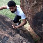 Santhosh Prathap Instagram - Every step is on the path. Get out of your way and trust your journey. .... #smile #breathe #cherish #rockclimbing #btwshoots #freeclimbing #adventure #fitness #calisthenics #motivation #reelsinstagram