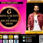 Santhosh Prathap Instagram - Pleasure and Happy to be part of this wonderful event #kingandqueenofsouthindia 2020 Presented by @indian_media_works - A virtual fashion Contest Wishing the whole crew and the participants a great success. Thanks to @indian_media_works for honouring me as “Ambassador of South India”. #fashion #model #virtualcontest #2020