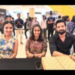 Santhosh Prathap Instagram - Had a wonderful time judging the young talents @ciyf2019 along with my movie team #enpeyaranandhan (En Peyar Anandhan) @sridhar.dir and @aravind_3187 Was pleasure to meet @debnitakar and @aishwaryaravichandran_ I would like to thank @rj_vaithee for the great support in promoting our movie. #enpeyaranandhan #decemberrelease VR Mall, Thirumangalam, Chennai