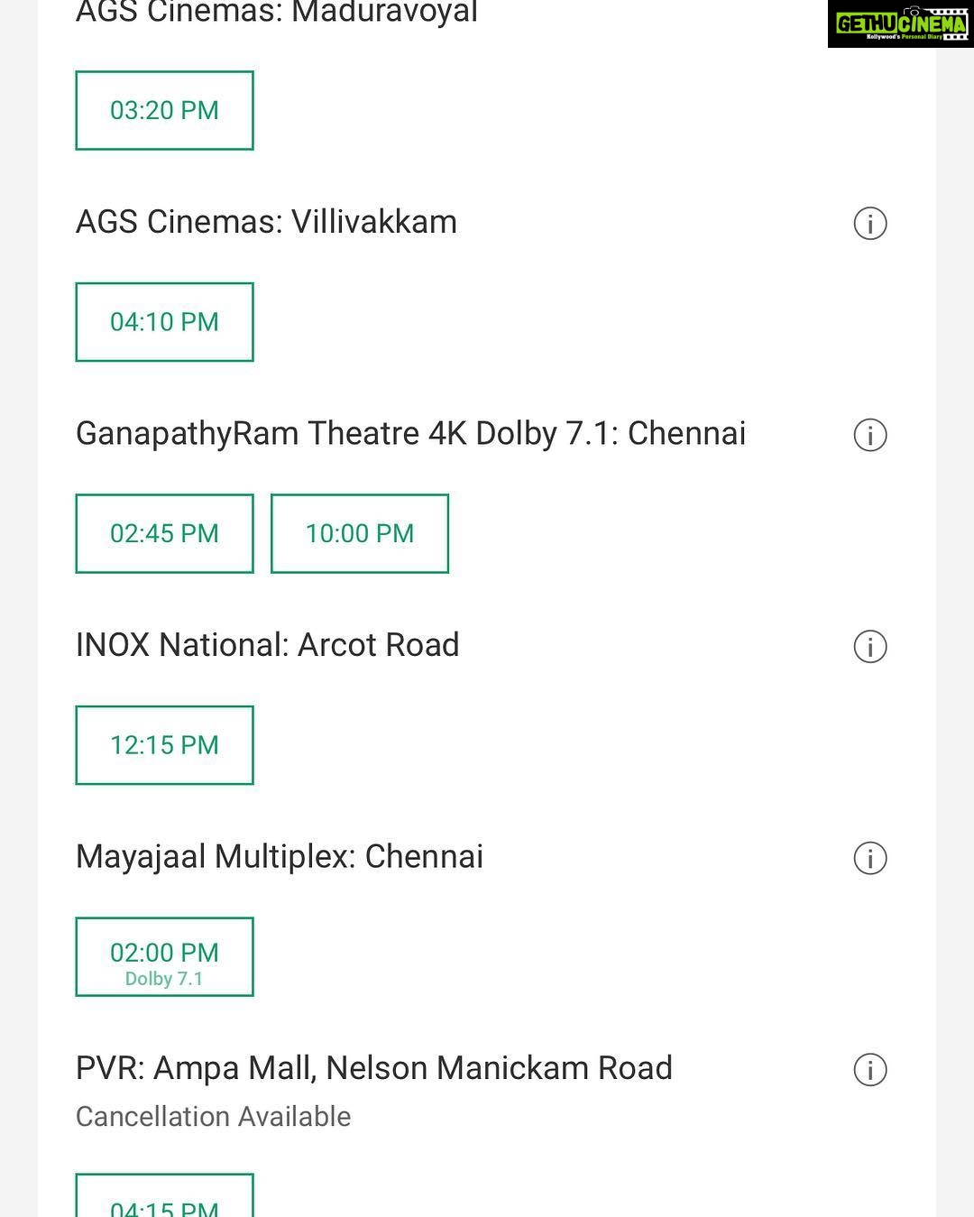 Santhosh Prathap Instagram - #podhunalankarudhi #chennai #theatrelist