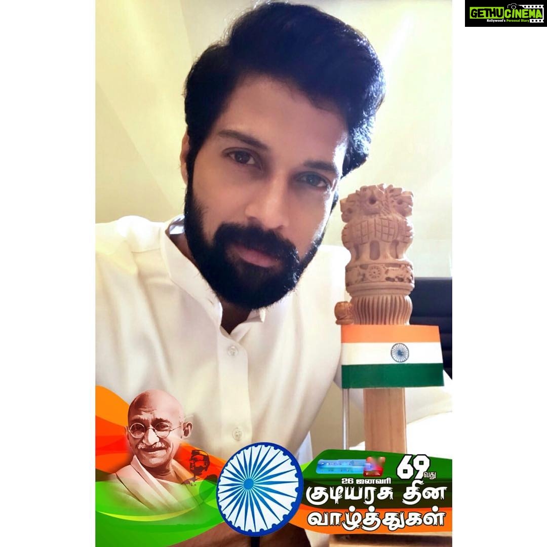 Santhosh Prathap Instagram - It's not what the world holds for you . It's what you bring to it. Vande Mataram 🇮🇳 #proudindian #republicday