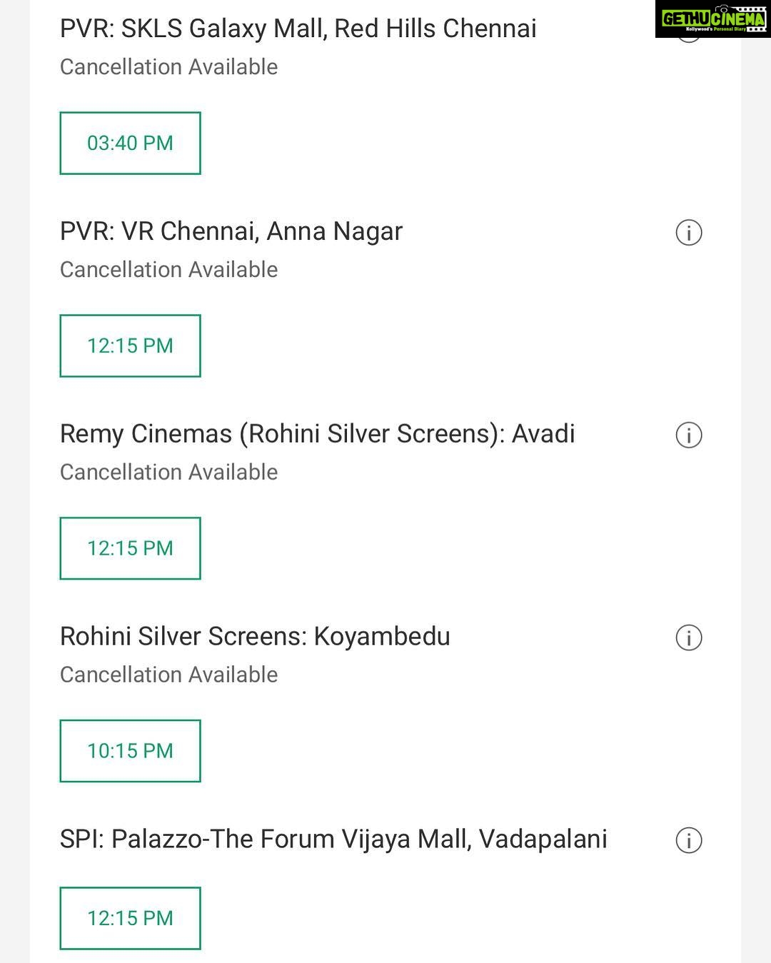Santhosh Prathap Instagram - #podhunalankarudhi #chennai #theatrelist
