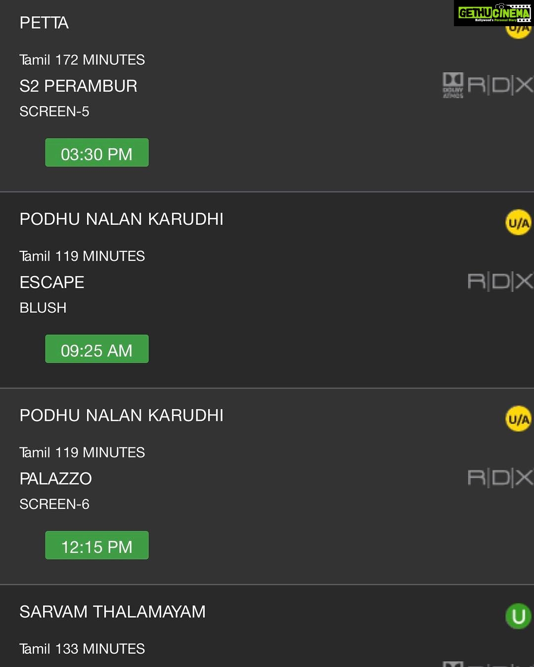Santhosh Prathap Instagram - #podhunalankarudhi #chennai #theatrelist