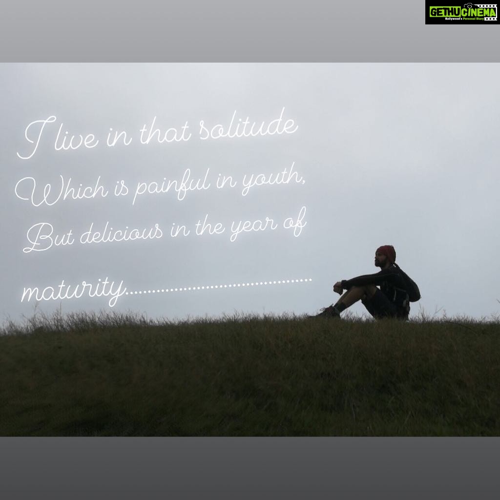 Santhosh Prathap Instagram - #patience #sacrifice #yolo #isolation #willpower #confidence #lifeisanadventure
