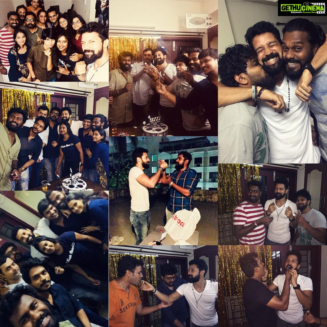 Santhosh Prathap Instagram - Our celebration lasted just for a day, but your gift will be a lifelong reminder of how it was graced by lovely friends like you... Friends are like stars π Thank you making it special π€ #friends #bdaybash #june2nd #memoriesmade #missedfew