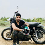 Santhosh Prathap Instagram - - “You never fail until you stop trying.” My favourite weekend activity is riding bikes 🏍 to breakfast 🥞🍳.... 😉 #sundayfunday #adventure #adrenalinerush #royalenfield #offroading #dirttrackracing #borntoride Sriperumbubur, Tamil Nadu, India