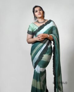 Sanusha Instagram - 🦚💚🦚

Photography:  @shihan.mohmd 
Styling: @afreenkallen
Design and Costume  @melaniembroiderystudio 
Photography assist : @vshnulal_
Costume assit : @hema_pillai_ 
Makeup: @blooms_makeover_
_grooms..
Studio: @poojaeffectsstudio