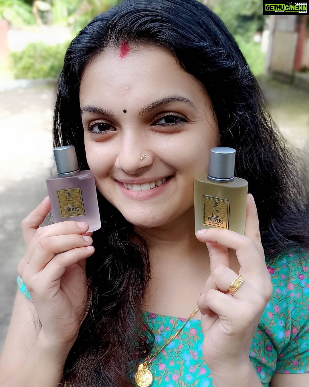 Saranya Mohan Instagram - Thank You @mirosfragrance 😊🙏💞