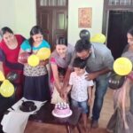 Saranya Mohan Instagram - Happy Birthday Paddu kuttan 🥰🥰❤️ @swami_bro Cake by @paro0o0o0o0 . @cake_cloud_paru