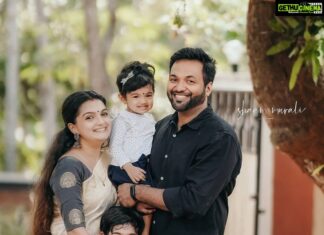 Saranya Mohan Instagram - Happy Birthday To The Love Of My Life. Today is your birthday. The day you came into existence. The day that enabled you and me to meet. And that makes it the best day in the world. ❤️❤️❤️LOVE YOUUU ACHAAA FROM PADDU & POORNI❤️❤️❤️ 📸@shaam_murali
