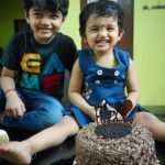 Saranya Mohan Instagram - Thank you @paro0o0o0o0 for this yummy cake. @swami_bro