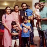 Saranya Mohan Instagram – Fun filled evening with dearest and talented  @rs.prasanna and Family.
Happiness is having long conversations  with the super cute and lovely Meenakshi.. Love to Aadhu and Atul. Hope to see you guys soon❤️🥰