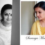Saranya Mohan Instagram - Good night. 😄 Pic courtesy @swami_bro.#saranyamohan