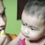 Saranya Mohan Instagram - Annapoorna tasting lemon for the first time 🥰😍