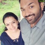 Saranya Mohan Instagram – Forever and always ❤️Happy Anniversary to us 💝 love you my life @swami_bro 💕