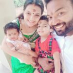 Saranya Mohan Instagram - Wishing you all a Happy and Prosperous Vishu from Us.