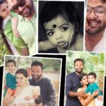 Saranya Mohan Instagram - A Big Birthday Hug for U my Hubby ♥️♥️♥️with loads of love from Appu Paddu & Poorni 💕💞