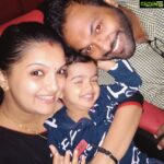 Saranya Mohan Instagram - Paddu's first cinema experience Watching Aravindante adhithikal
