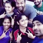 Saranya Mohan Instagram - My dear team mates with our trainer @shahidshafeer9127..