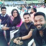 Saranya Mohan Instagram - Happiness is meeting lovely friends :) Vanitha award nights at sports hub international stadium trivandrum #friends#instapics#instadaily