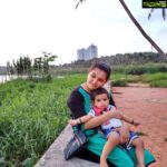 Saranya Mohan Instagram - Prakruthi rejani chechiye nokkunna njangal #akkulam#tourist#village#trivandrum#green#eco#city#love#life