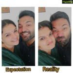 Saranya Mohan Instagram – This is how we take selfies. 🤪🤪🤪 @swami_bro