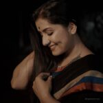 Sarayu Mohan Instagram - Always happy in my own isolated world... U need to watch her closely! @linenworldonline @qubestories