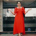 Sarayu Mohan Instagram - Red is fine because it's still dec😜 Wearing @ashcreationz Shot by @_story_telle__r ♥️