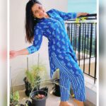 Sarayu Mohan Instagram – Gudmrng insta fam💙
Thank u @naksha._.online for this beautiful cotton kurtha…. Such a comfortable one✌️

Click @samil.mohd