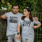 Sarayu Mohan Instagram – Happiness matters♥️

Blessed#life#husband wife #
@athulraj_photoplay thank u so much my dear♥️
@zakers_clothing loved ur couple tees!
Thank u