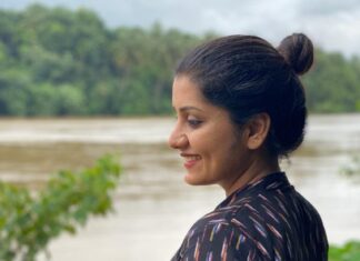 Sarayu Mohan Instagram - പുഴ നിറയും കാലം ♥️ Muriyankanni Puzha