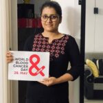Sarayu Mohan Instagram - Did you know that in India, every 5 minutes someone is diagnosed with blood cancer or a blood disorder? You & me & all of us can fight this together. This World Blood Cancer Day, show your solidarity for people with blood cancer by registering with DKMS-BMST. #ItsYourTurnNow @dkms_bmst_in #DKMSBMST #MakeYourMark #WorldBloodCancerDay #WeDeleteBloodCancer #ItsInYourBlood