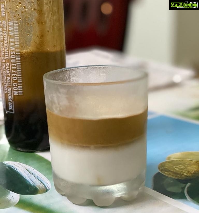 Sarayu Mohan Instagram - Tried out recent time star"Dalgona coffee" Inspiration @rebinabasheer...