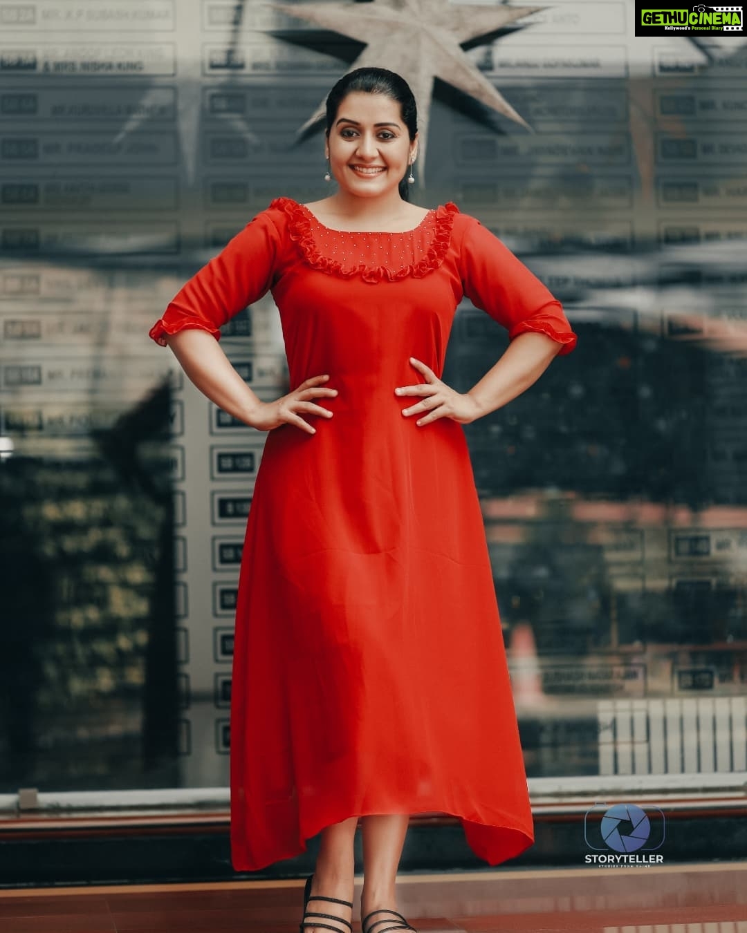 Sarayu Mohan Instagram - Red is fine because it's still dec😜 Wearing @ashcreationz Shot by @_story_telle__r ♥️