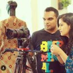 Sarayu Mohan Instagram - #behind cam#Sachet of Stories#Abhimon#lill happiness#