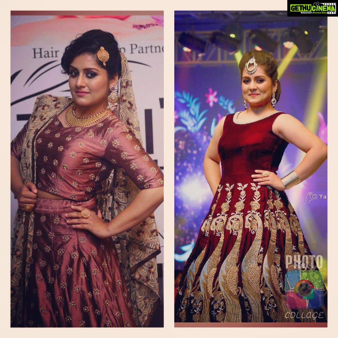 Sarayu Mohan Instagram - #IFL#Walk#attire#makeup#happy girl# Crowne Plaza Kochi