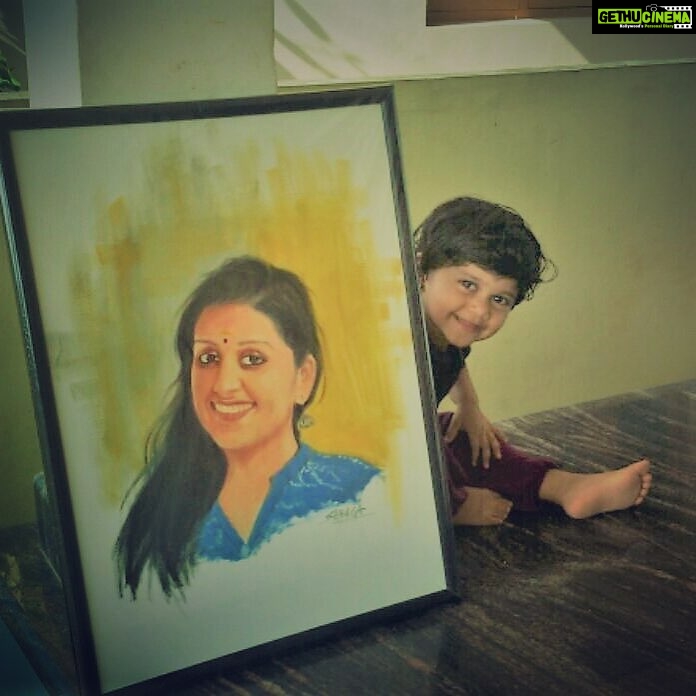 Sarayu Mohan Instagram - #niece#love#pic#bageesh Guruvayoor#