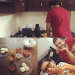 Sarayu Mohan Instagram – #Happiness is when husband cooks for u#happy girl series#