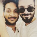 Sathish Krishnan Instagram – As usual let’s go crazy selfie with rockstar @anirudhofficial #dubaiexpo