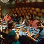 Satna Titus Instagram – #Satnatitus #Memorable and Happiest Dinner time vth my #Bikshagadu family team after 50th success meet😊