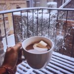 Shakthisree Gopalan Instagram - Ingredients that can make any hot chocolate experience extra special - marshmallows and heaps of snow outside the window. 😋☕️❄️ . . . . . . #hotchocolate #marshmallow #snow #newyorknewyork #newyorkwinter #snowday