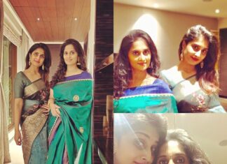 Shamlee Instagram - The sister and madness‼️#sisterlove#funsis #siblingmadness #uptomischief #naughtyisnormal #bebadasseveryday #diwali2019 #sareelove #youngersiblingproblems