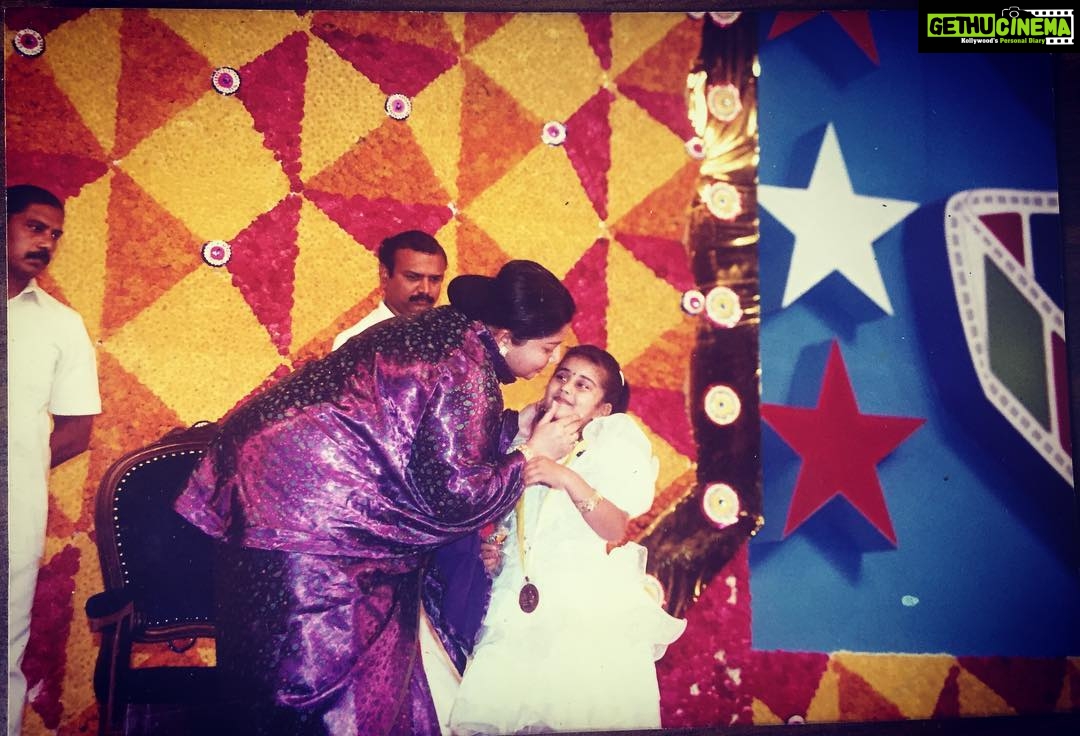 Shamlee Instagram - My memory of receiving and award from our chief minister! Will always draw inspiration from your courage filled journey and achievements. Immense love and respect! RIP! #jayalalitha #jayalalithaa