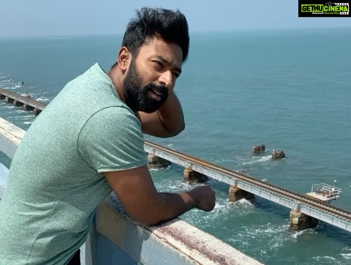 Shanthanu Bhagyaraj Instagram - பாம்பன் diaries 😍 📸: @kikivijay11