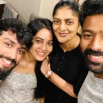 Shanthanu Bhagyaraj Instagram - Here’s us celebrating the success of #Thangam with all of you on our live session for giving us this beautiful success☺️ With love always - Thangam Team @kalidas_jayaram @bhavanisre #SudhaKongara #Shanthnu @netflix_in